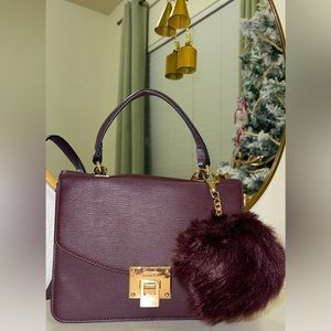 ALDO Adrelin bag in dark burgundy color